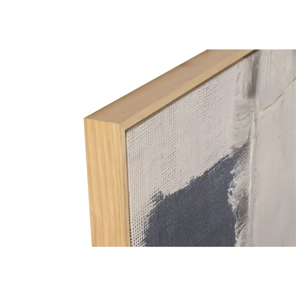 Canvas Home ESPRIT Blue White Abstract Modern 103 x 4 x 143 cm (2 Units)