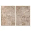 Canvas Home ESPRIT Brown Indian Man 103 x 4 x 143 cm (2 Units)