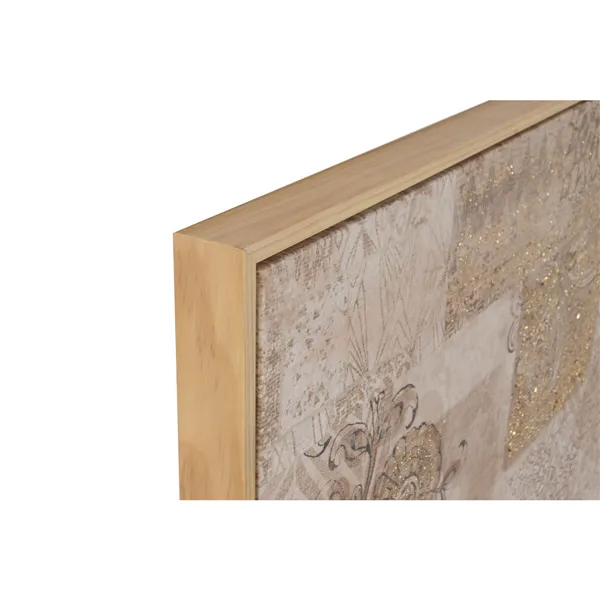 Canvas Home ESPRIT Brown Indian Man 103 x 4 x 143 cm (2 Units)