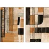 Canvas Home ESPRIT Beige Orange Urban 82,5 x 4,5 x 122,5 cm (2 Units)