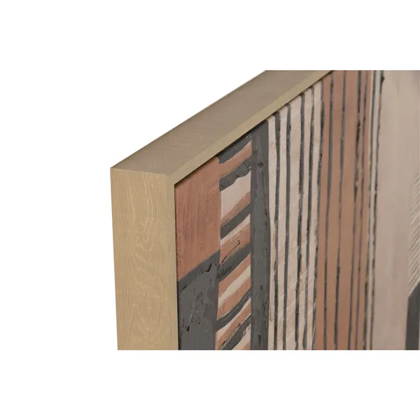 Canvas Home ESPRIT Beige Orange Urban 82,5 x 4,5 x 122,5 cm (2 Units)