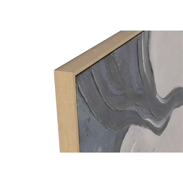 Canvas Home ESPRIT Blue White Abstract Modern 82,5 x 4,5 x 122,5 cm (2 Units)