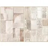 Canvas Home ESPRIT Beige Modern Urban 82,5 x 4,5 x 122,5 cm (2 Units)