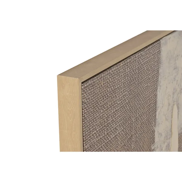 Canvas Home ESPRIT White Beige Scandinavian 82,5 x 4,5 x 122,5 cm (2 Units)