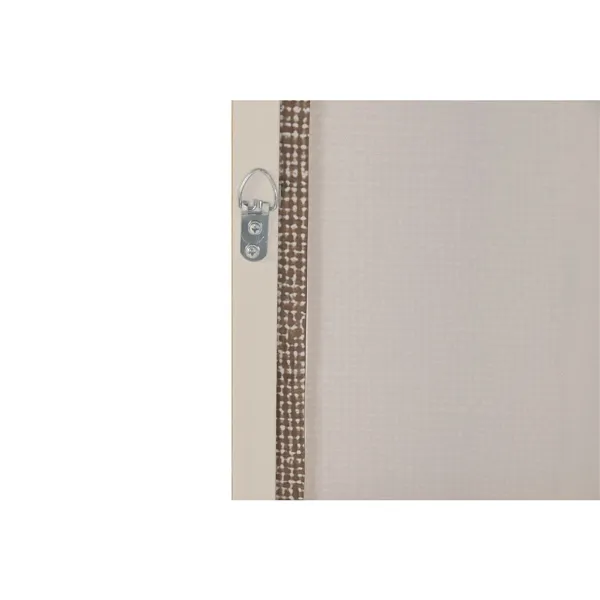 Canvas Home ESPRIT White Beige Scandinavian 82,5 x 4,5 x 122,5 cm (2 Units)