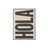 Canvas Home ESPRIT White Black Modern 102,5 X 4,5 X 143 CM