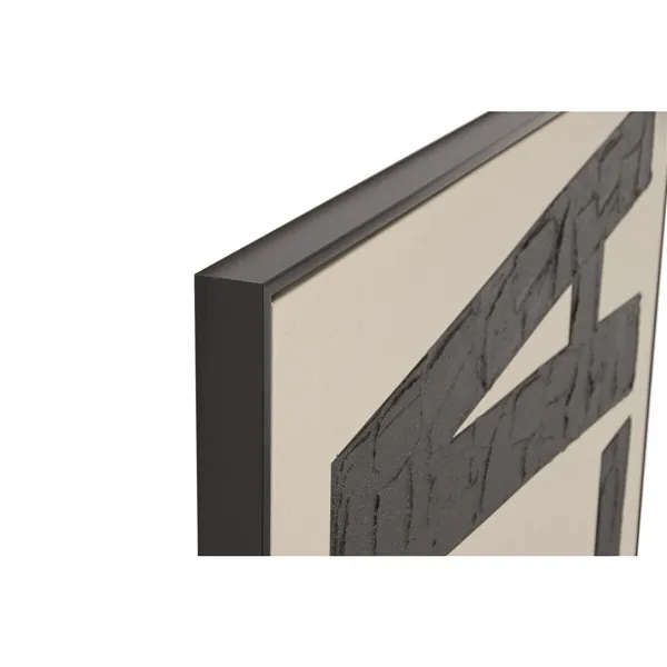 Canvas Home ESPRIT White Black Modern 102,5 X 4,5 X 143 CM