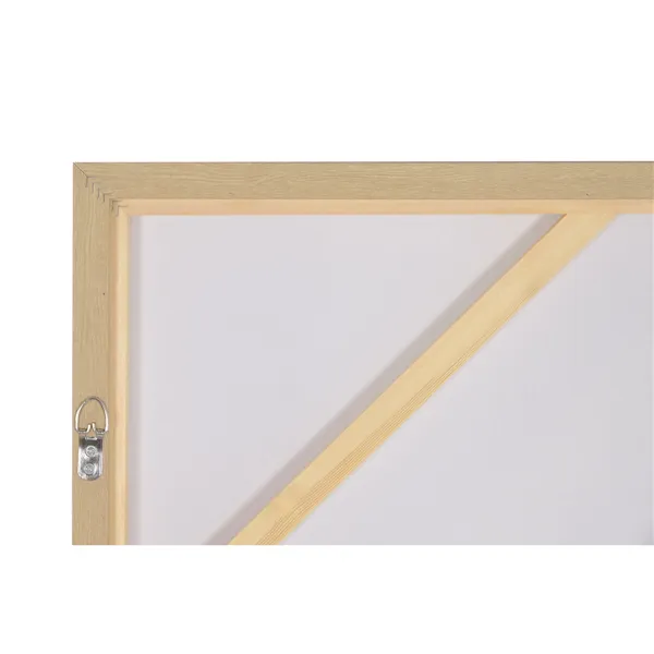 Canvas Home ESPRIT Beige Grey Modern Horse 100 x 4 x 140 cm (2 Units)