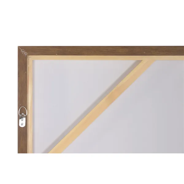 Canvas Home ESPRIT Brown Black Lady With relief Urban 100 x 4 x 140 cm (2 Units)