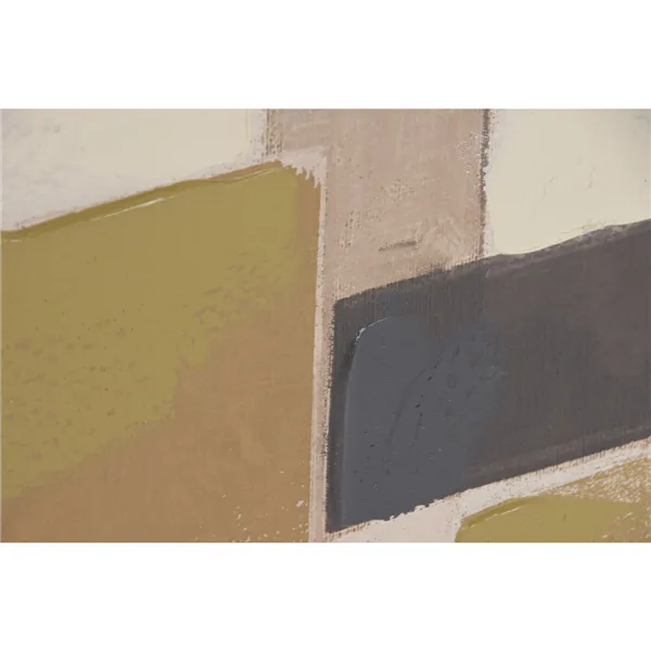 Canvas Home ESPRIT Brown Beige Modern With relief Urban 90 x 4 x 120 cm (2 Units)