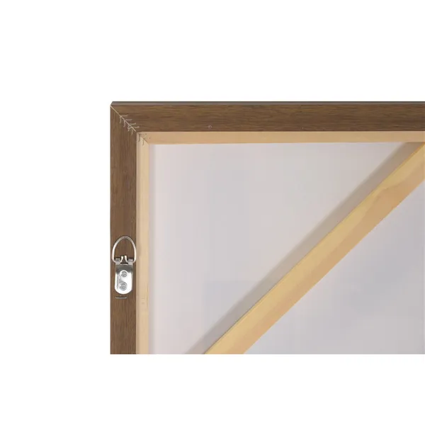 Canvas Home ESPRIT Brown Beige Modern With relief Urban 90 x 4 x 120 cm (2 Units)