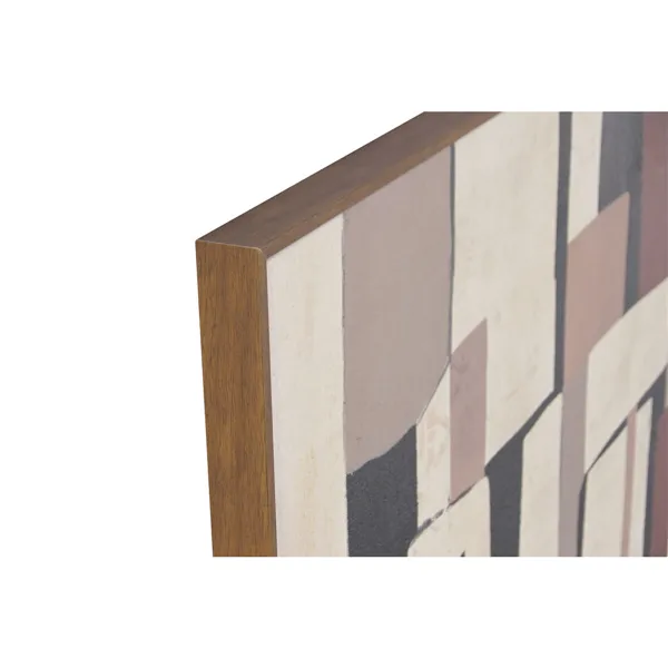 Canvas Home ESPRIT White Grey Abstract Urban 100 x 4 x 140 cm (2 Units)