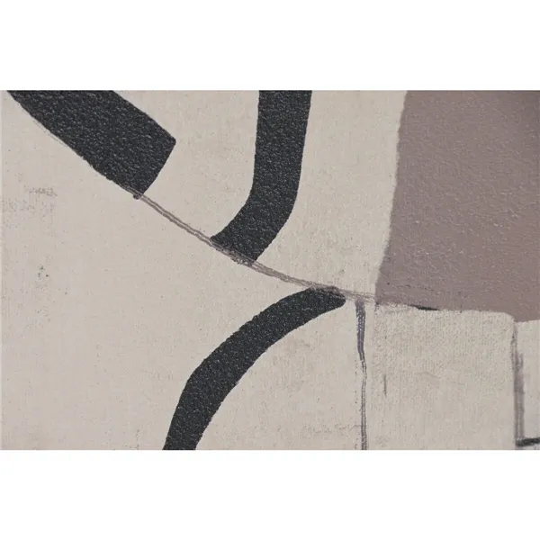Canvas Home ESPRIT White Grey Abstract Urban 100 x 4 x 140 cm (2 Units)