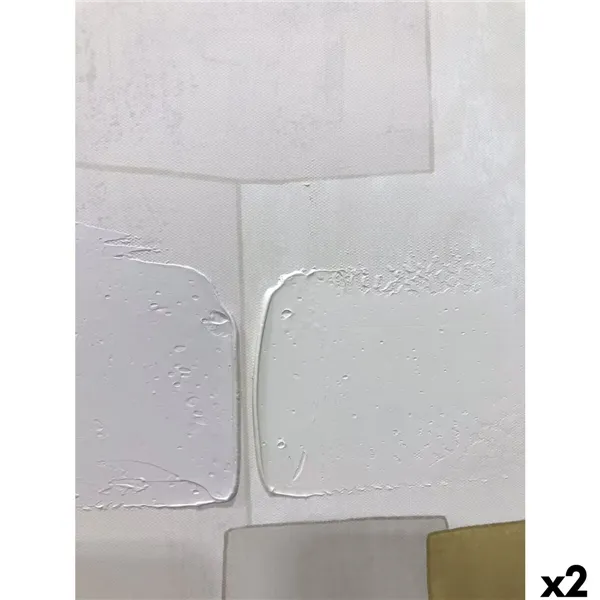 Canvas Home ESPRIT Yellow Beige With relief Urban 90 x 4 x 120 cm (2 Units)