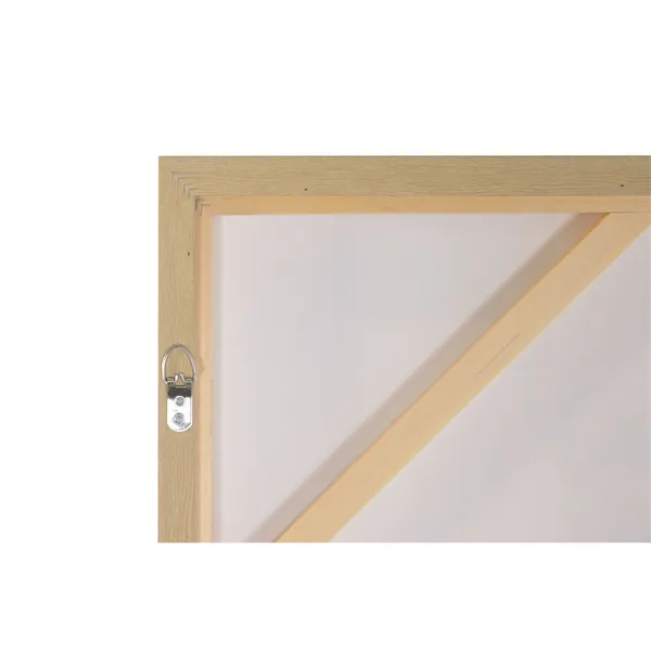 Canvas Home ESPRIT Yellow Beige With relief Urban 90 x 4 x 120 cm (2 Units)