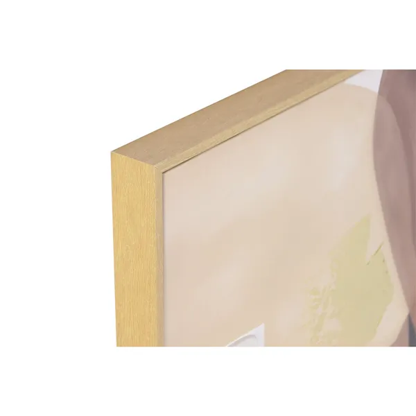 Canvas Home ESPRIT Brown Beige Abstract With relief Urban 140 x 4 x 100 cm (2 Units)