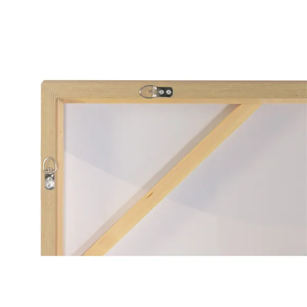 Canvas Home ESPRIT Brown Beige Abstract With relief Urban 140 x 4 x 100 cm (2 Units)