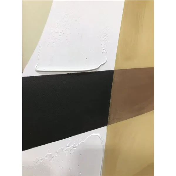 Canvas Home ESPRIT Brown Beige Abstract With relief Urban 140 x 4 x 100 cm (2 Units)