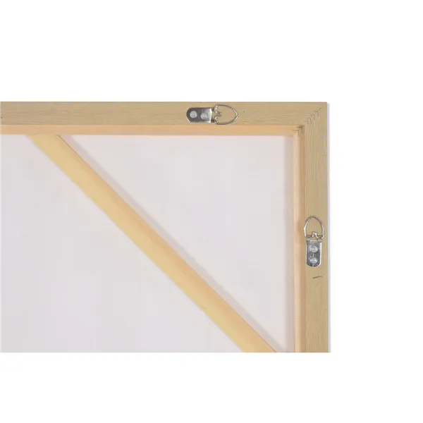Canvas Home ESPRIT White Beige Abstract Urban 90 x 4 x 120 cm (2 Units)