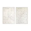 Canvas Home ESPRIT White Mouse Modern 100 x 4 x 140 cm (2 Units)