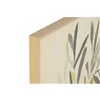 Canvas Home ESPRIT Green Beige Tree Mediterranean Vase With relief 100 x 4 x 100 cm (2 Units)