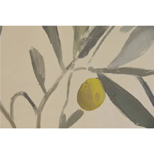 Canvas Home ESPRIT Green Beige Tree Mediterranean Vase With relief 100 x 4 x 100 cm (2 Units)