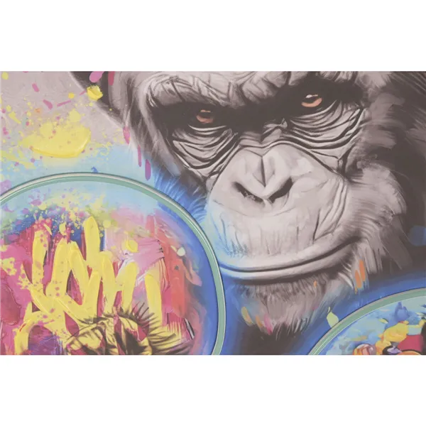 Canvas Home ESPRIT Vintage Chimpanzee 83 X 3,7 X 123 CM
