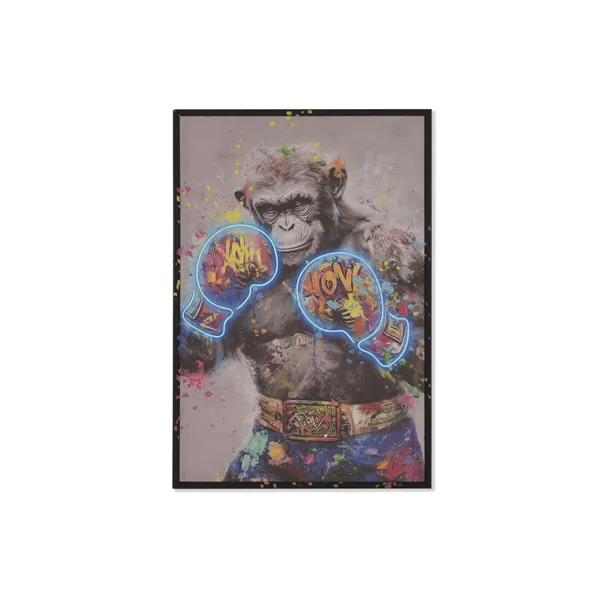 Canvas Home ESPRIT Vintage Chimpanzee 83 X 3,7 X 123 CM