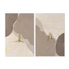 Canvas Home ESPRIT Beige Moka Abstract Men Modern 80 X 17,5 X 120 CM (2 Units)