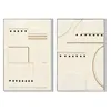 Canvas Home ESPRIT White Modern Scandinavian 62 x 4,5 x 92 cm (2 Units)
