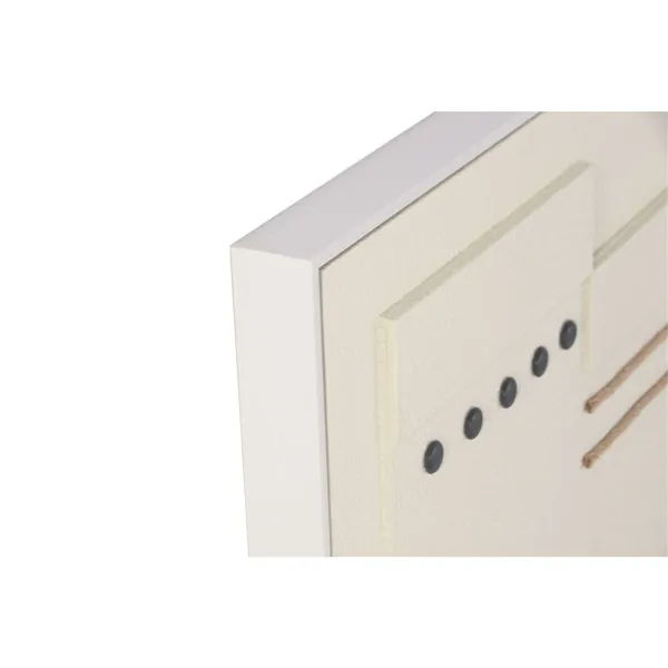 Canvas Home ESPRIT White Modern Scandinavian 62 x 4,5 x 92 cm (2 Units)