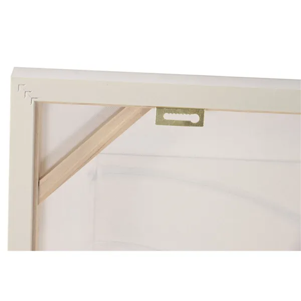 Canvas Home ESPRIT White Beige Abstract Scandinavian 82 x 4,5 x 82 cm (2 Units)