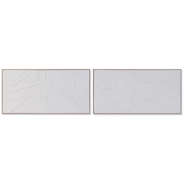 Canvas Home ESPRIT White Modern Scandinavian 102 X 4,5 X 52 CM (2 Units)