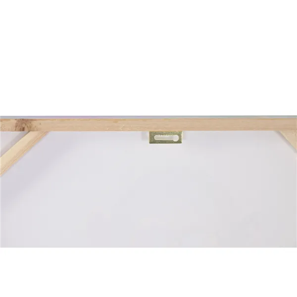 Canvas Home ESPRIT Blue Pink Lacquered 60 x 2,5 x 90 cm (4 Units)