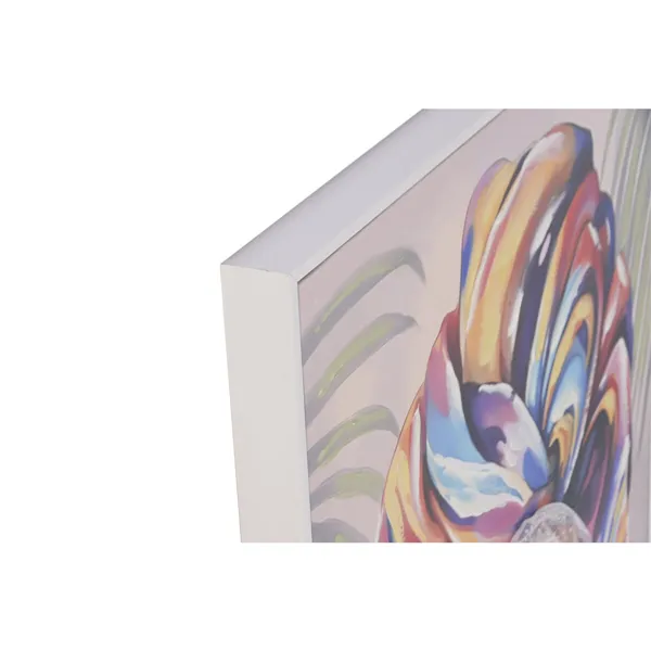 Canvas Home ESPRIT African Woman Tropical Lacquered 62 x 4 x 122 cm (2 Units)