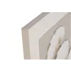 Canvas Home ESPRIT White Beige Vase Shabby Chic 100 x 3 x 100 cm (2 Units)