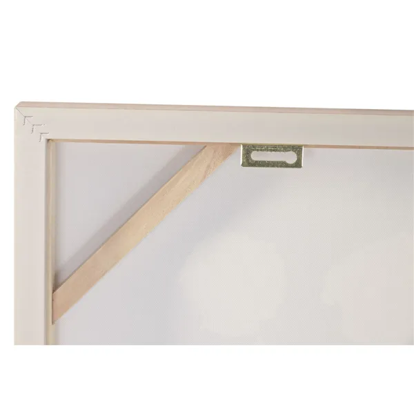 Canvas Home ESPRIT Beige Vase Shabby Chic 102 x 4,5 x 102 cm (2 Units)