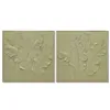 Canvas Home ESPRIT Green Palms Tropical 82 x 4,5 x 82 cm (2 Units)