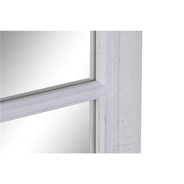 Wall mirror Home ESPRIT White Window 90 x 3,5 x 120 cm