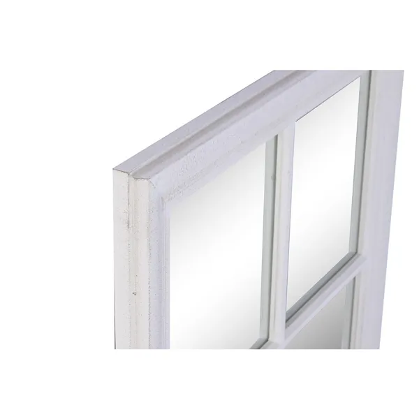 Wall mirror Home ESPRIT White Window 57,5 X 3,5 X 118 CM