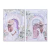 Canvas Home ESPRIT Arab chica 80 x 3,5 x 120 cm (2 Units)