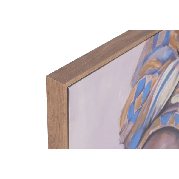 Canvas Home ESPRIT Colonial African Woman 70 x 3,5 x 100 cm (2 Units)