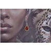 Canvas Home ESPRIT Colonial African Woman 75 x 3,5 x 100 cm (2 Units)