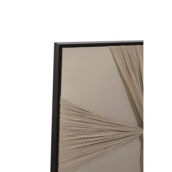 Canvas Home ESPRIT Beige Moka Modern 60 x 3 x 60 cm (2 Units)