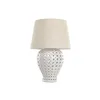 Desk lamp Home ESPRIT White Beige 220 V