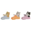 Decorative Figure Home ESPRIT Multicolour Cat Shabby Chic Pencil (3 Units)