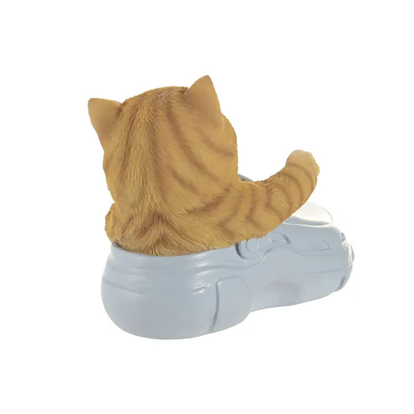 Decorative Figure Home ESPRIT Multicolour Cat Shabby Chic Pencil (3 Units)