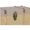 Set of Chests Home ESPRIT Brown Natural Polyurethane Fibre Alpino 56 X 35 X 33 CM (3 Units)