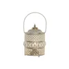 Lantern Home ESPRIT White Golden Metal Arab 14,5 X 14,5 X 19,5 CM