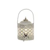 Lantern Home ESPRIT White Golden Metal Crystal Arab 13,5 x 13,5 x 19 cm